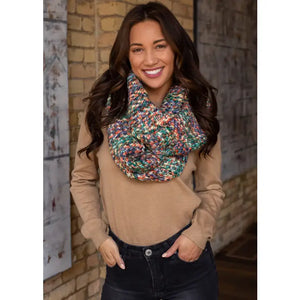 Loom Woven Infinity Scarf