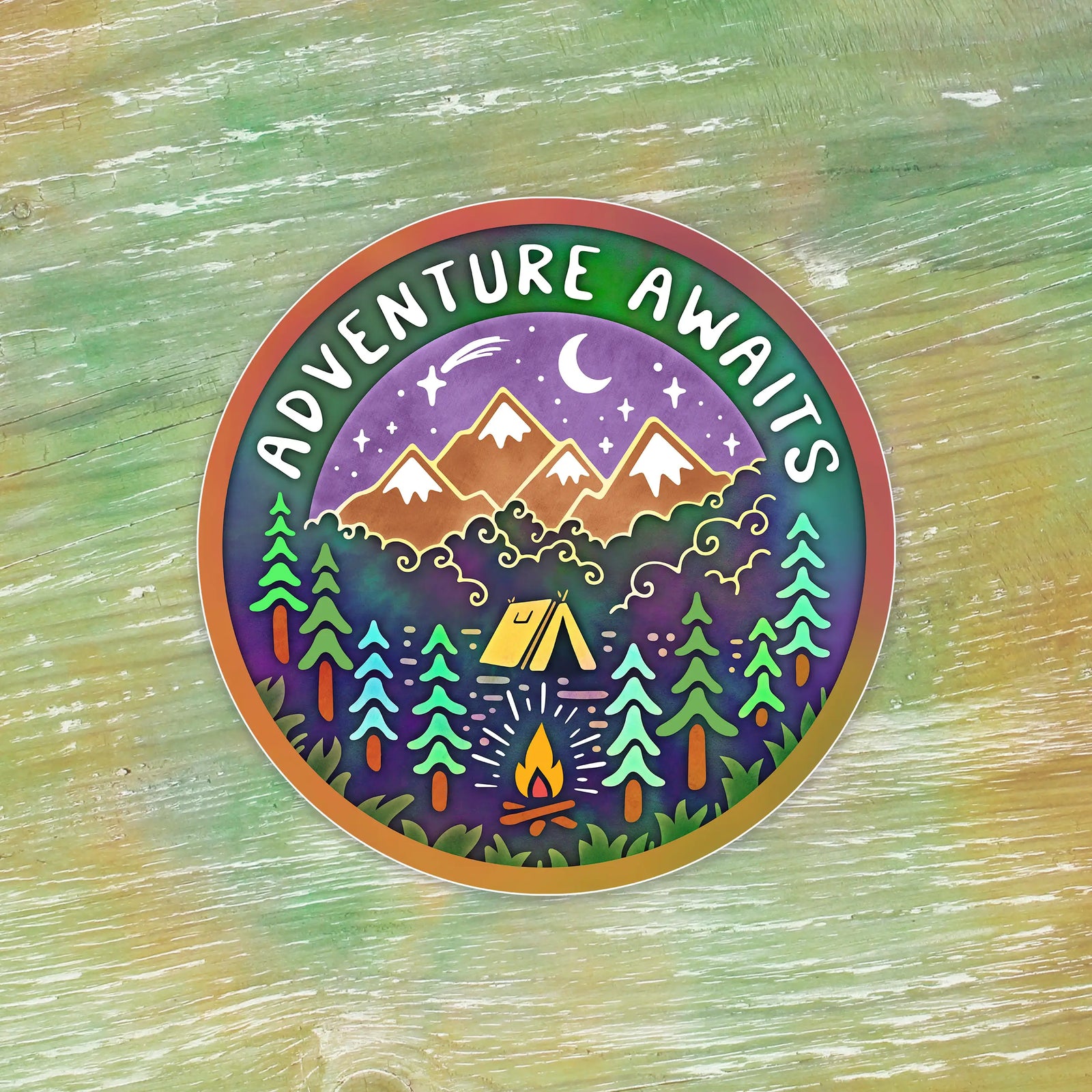 Adventure Awaits Sticker