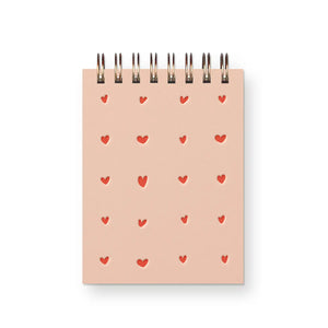 Heart Grid Mini Jotter