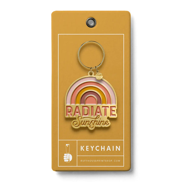 Radiate Sunshine Keychain