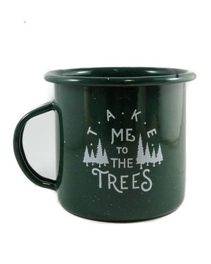 The Trees Enamel Cup 12 oz