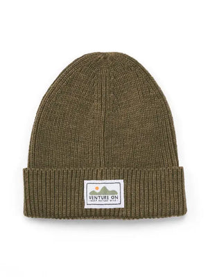 Venture On Mountain Range Recycled Knit Beanie