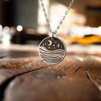 Moonlit Ocean Necklace