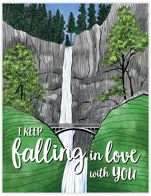 Falling In Love Card