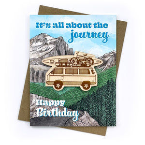 Camper Van Magnet + Card