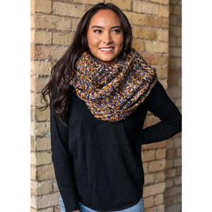 Loom Woven Infinity Scarf