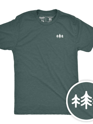 TriPine CloudFit Tee - Heather Forest