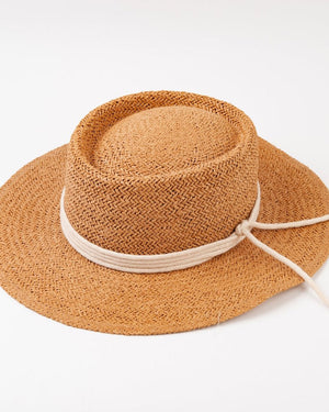 Seabreeze Boater Straw Hat