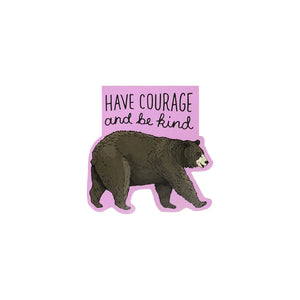 Courage Bear Magnetic Bookmark