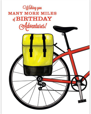 Bike Adventure Birthday Card