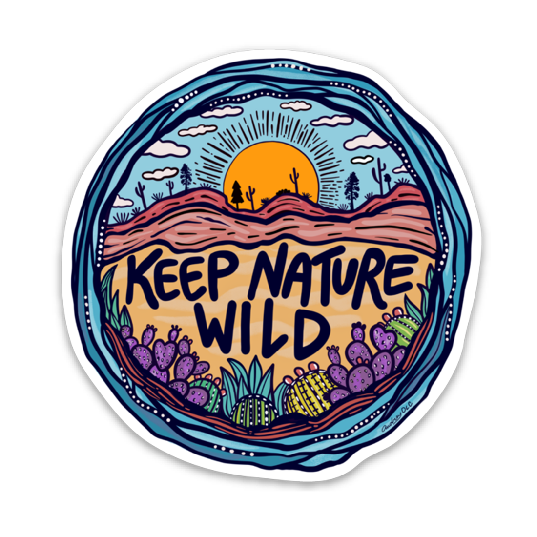Keep Nature Wild Stickers - Free Air Life Co.