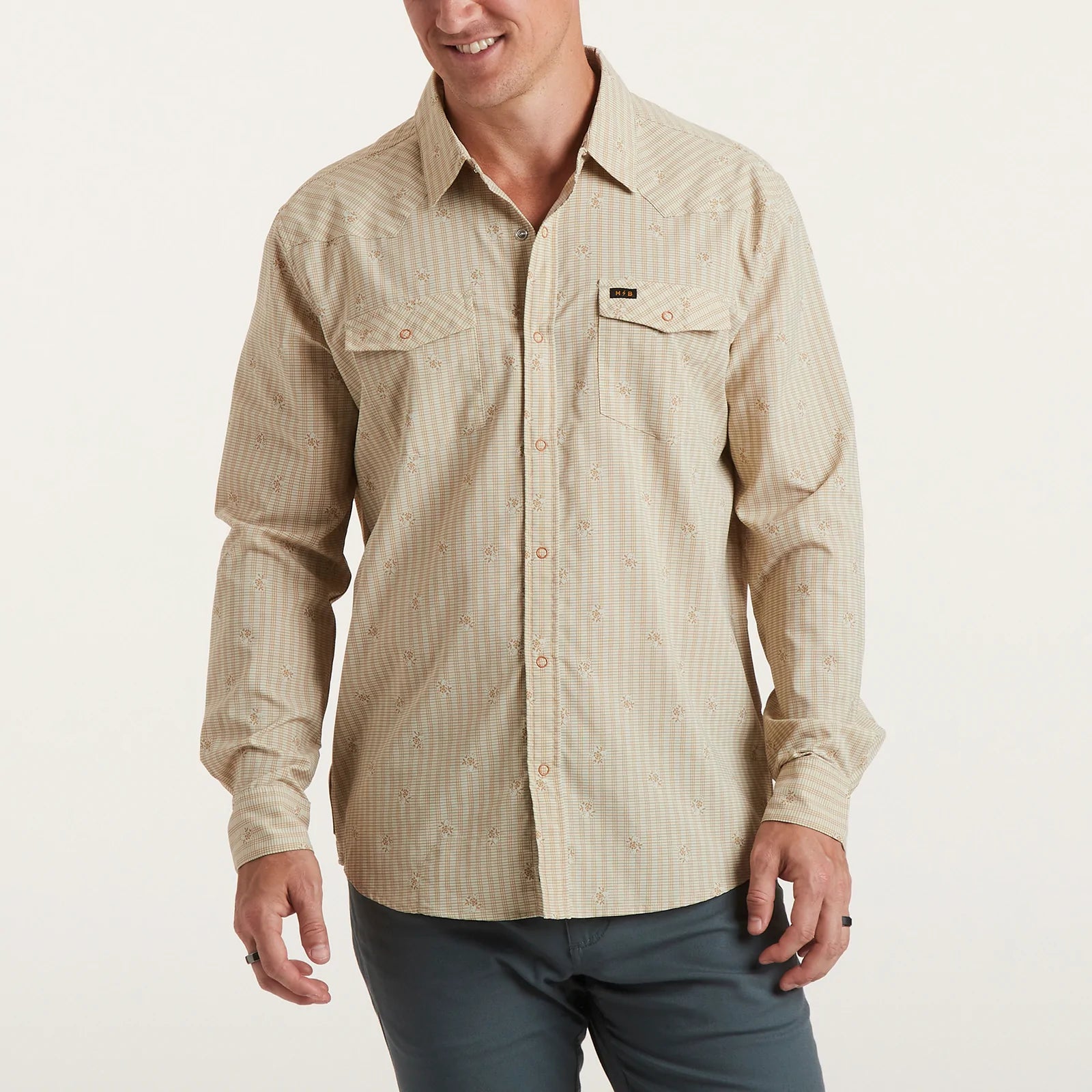 H Bar B Tech Long Sleeve - Au Natural