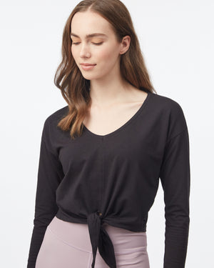 Tie Front Longsleeve