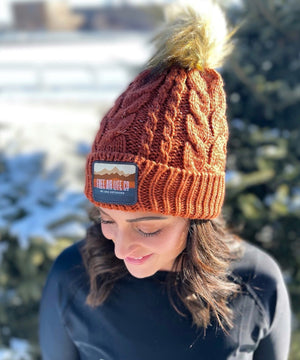 Frosted Slife Beanie - Auburn