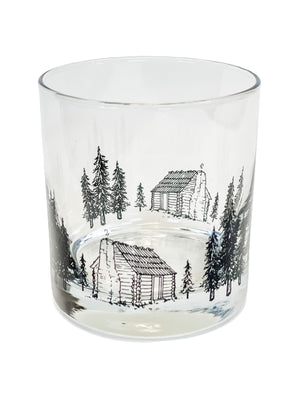 Cabin Getaway Whiskey Glass