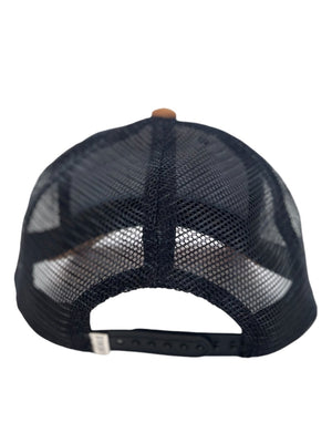 Suede Trucker Hat - Black