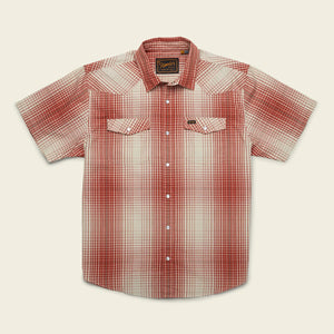 H Bar B Snapshirt Short Sleeve - Mars Red