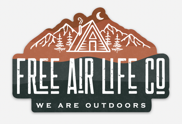 Free Air Life Co Sticker