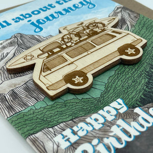 Camper Van Magnet + Card