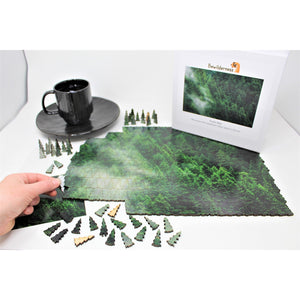 Forest Mist Tessellation Jigsaw Puzzle - 550 Pieces