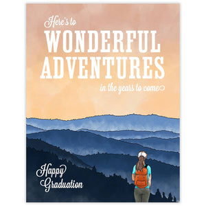 Wonderful Adventures Grad Card