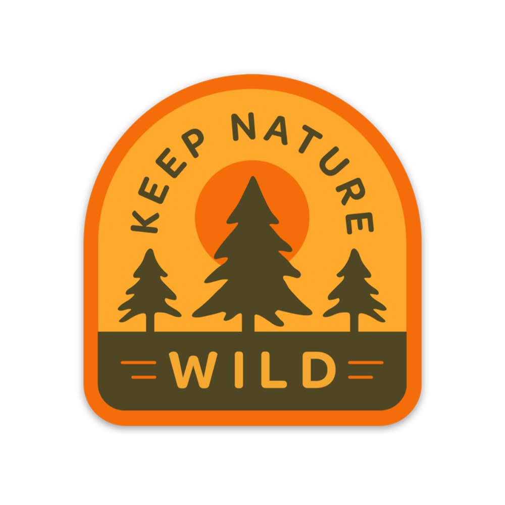 Keep Nature Wild Stickers Give A Damn