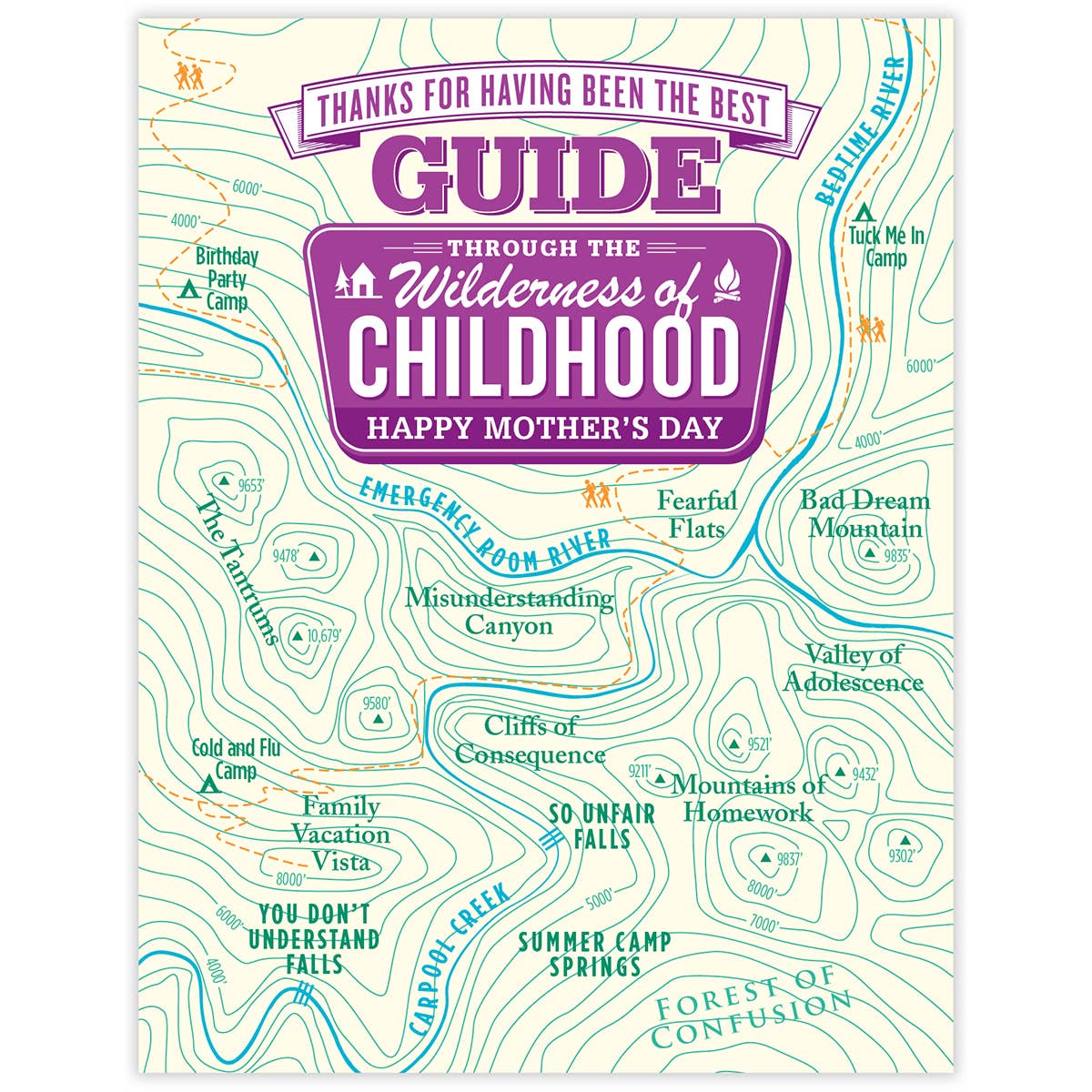 Mother's Day Map Card