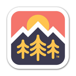 Peaks & Pines Sticker