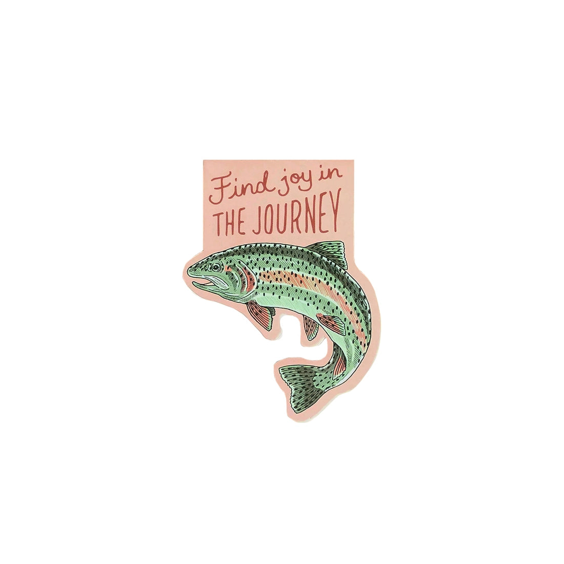 Journey Trout Magnetic Bookmark
