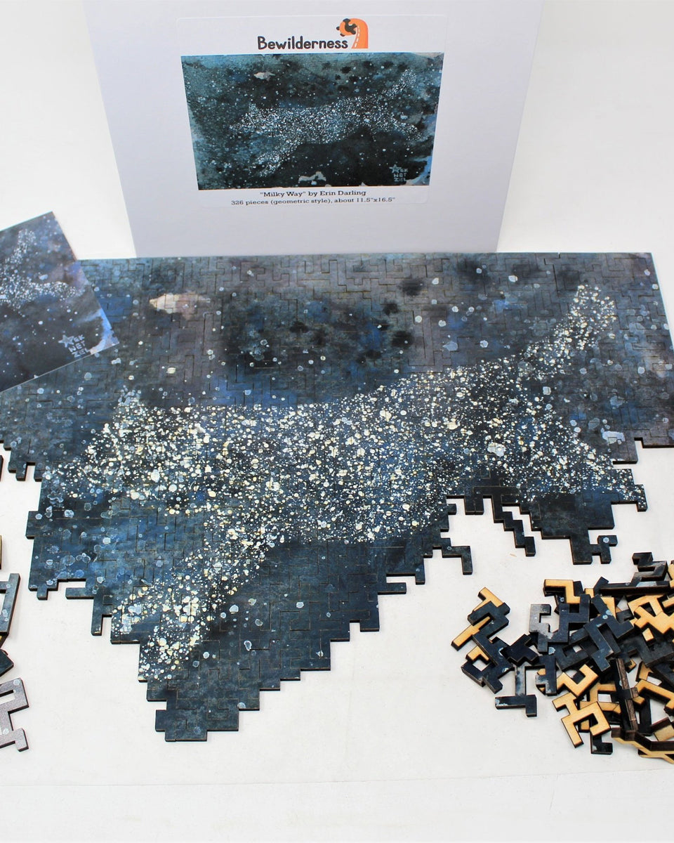 Milky Way Wolf Jigsaw Puzzle - 326 Pieces