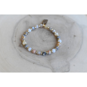 Missy Ann 6mm Gemstone Bracelets - Crazy Lace Agate