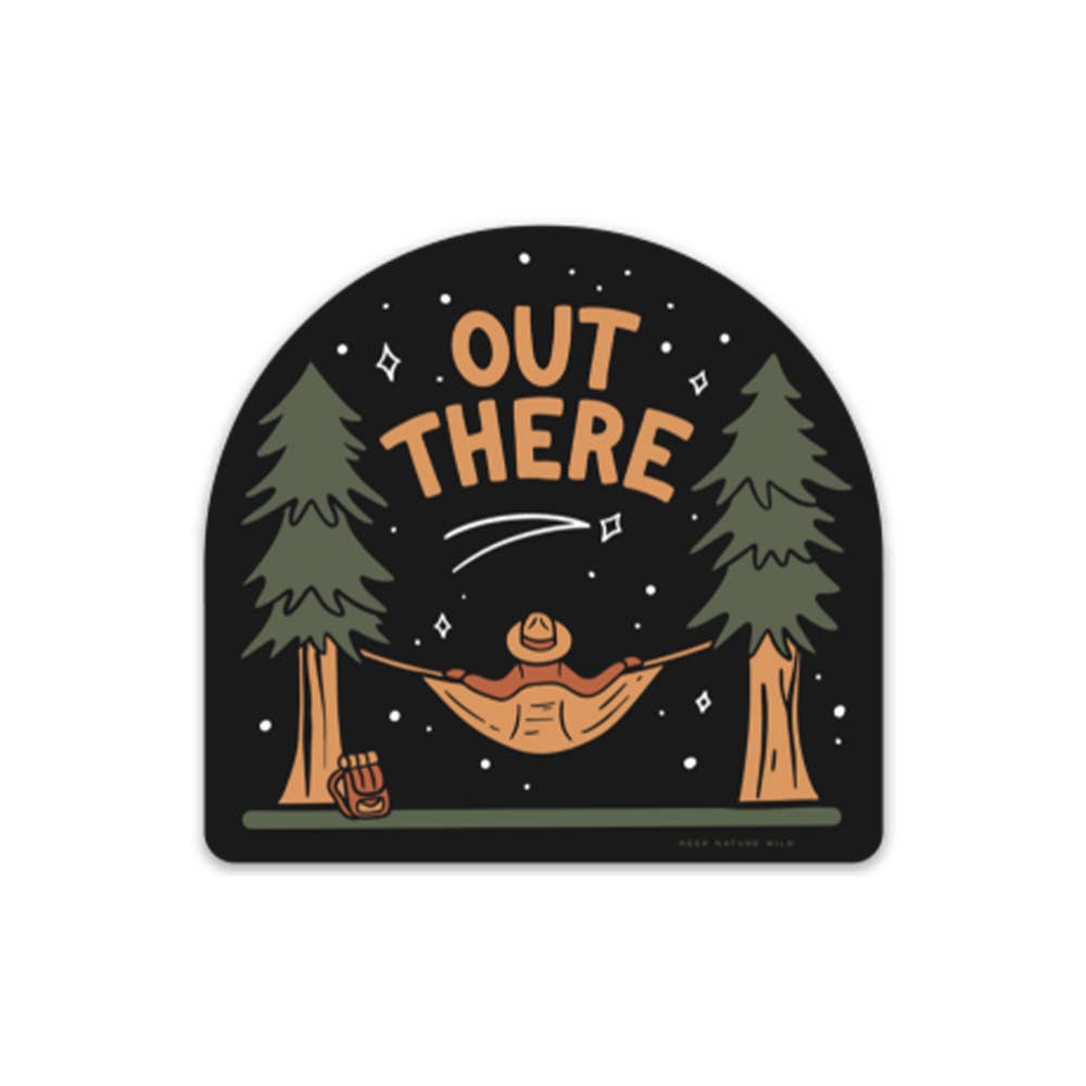 Adventure Out There Hiker | Sticker