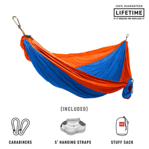 Double Deluxe Parachute Nylon Hammock