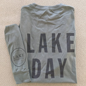 Lake Day Organic Cotton Long Sleeve Tee