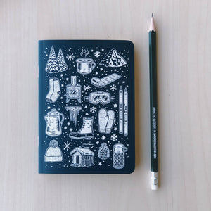 Mini Winter Time Notebook