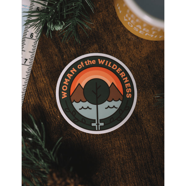 Woman of the Wilderness Sticker