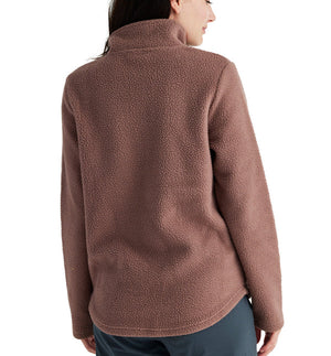 Women's Bamboo Sherpa Fleece Half Zip
