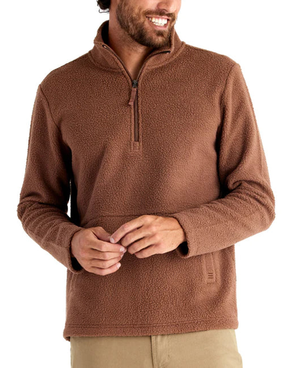 Men's Bamboo Sherpa Fleece Quarter Zip